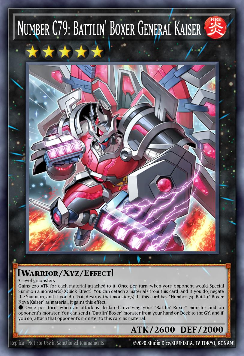 Number C79: Battlin' Boxer General Kaiser LD10-EN035 – Legendary Duelists: Soulburning Volcano