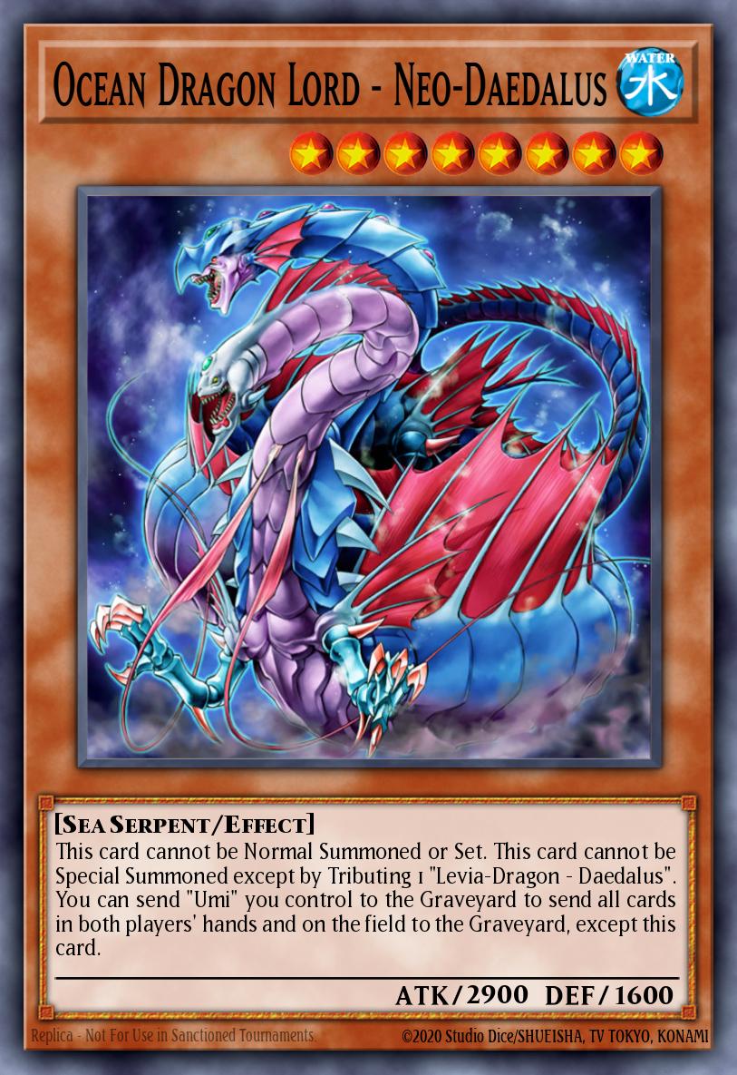 Ocean Dragon Lord - Neo-Daedalus SD4-EN001 – Structure Deck: Fury from the Deep