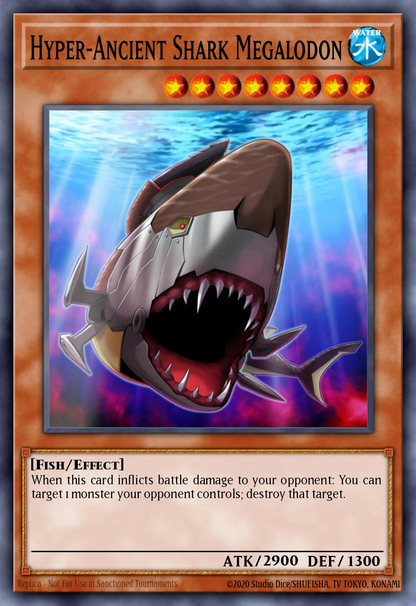 Hyper-Ancient Shark Megalodon BP02-EN121 – Battle Pack 2: War of the Giants