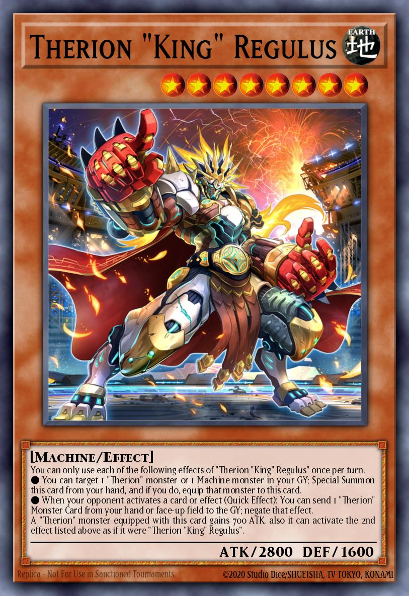 Therion "King" Regulus MP23-EN063 – 25th Anniversary Tin: Dueling Heroes Mega Pack