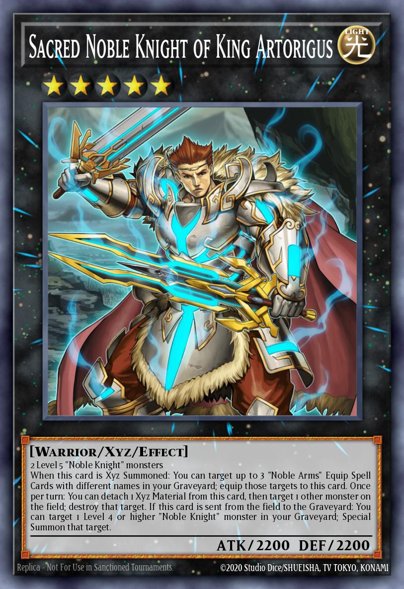 Sacred Noble Knight of King Artorigus NKRT-EN038 – Noble Knights of the Round Table Box Set