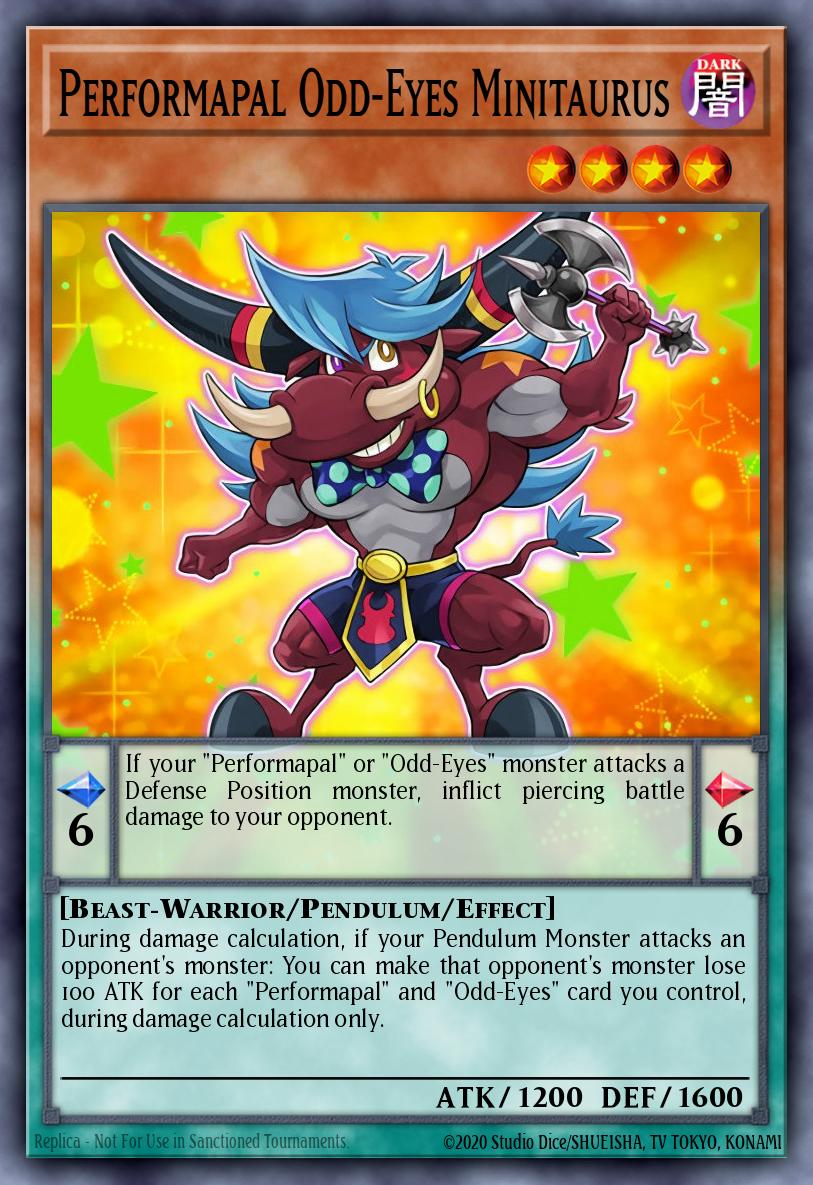 Performapal Odd-Eyes Minitaurus BLLR-EN002 – Battles of Legend: Light's Revenge
