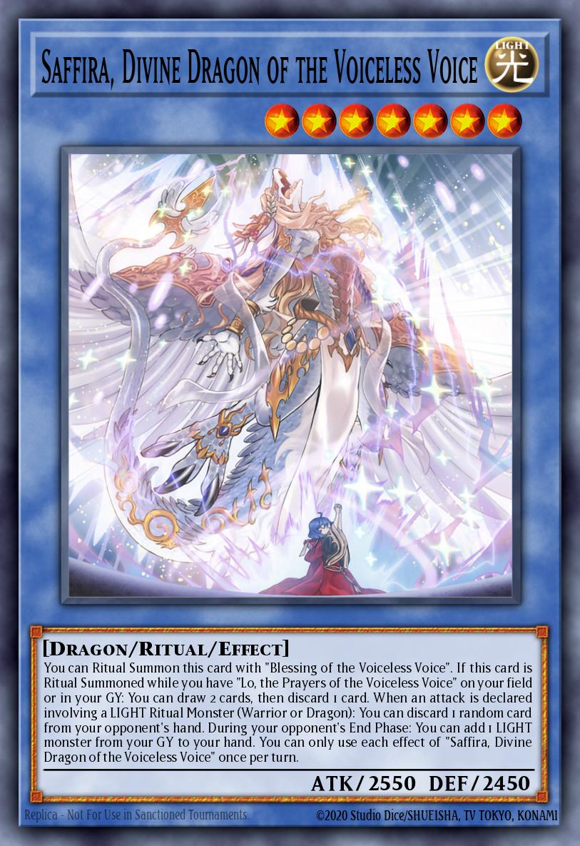 Saffira, Divine Dragon of the Voiceless Voice MP25-EN352 – 2025 Mega-Pack Tin