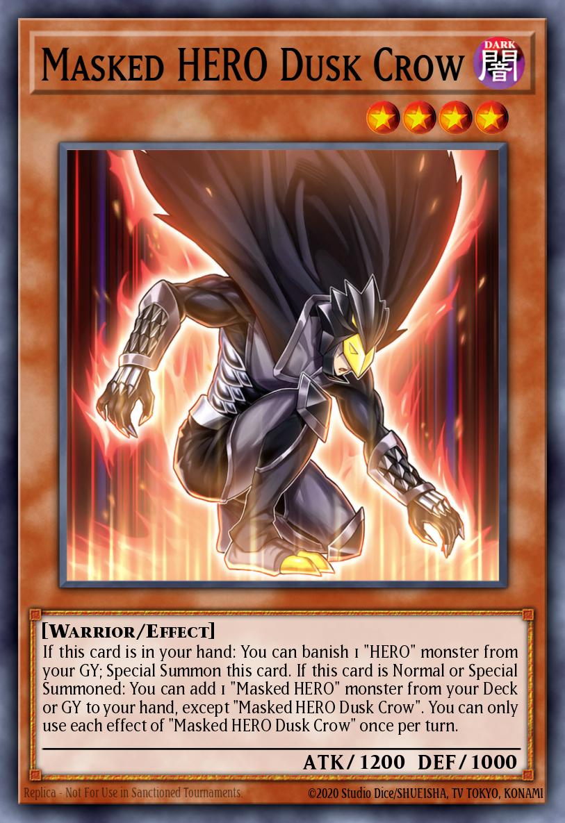 Masked HERO Dusk Crow MZMU-EN014 – Maze of Muertos