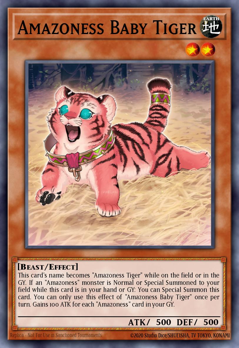 Amazoness Baby Tiger LEDU-EN009 – Legendary Duelists