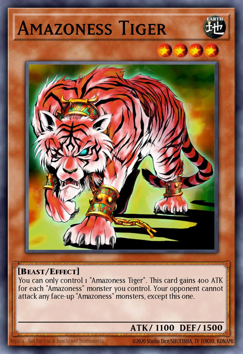 Amazoness Tiger GLD3-EN008 – Gold Series 3