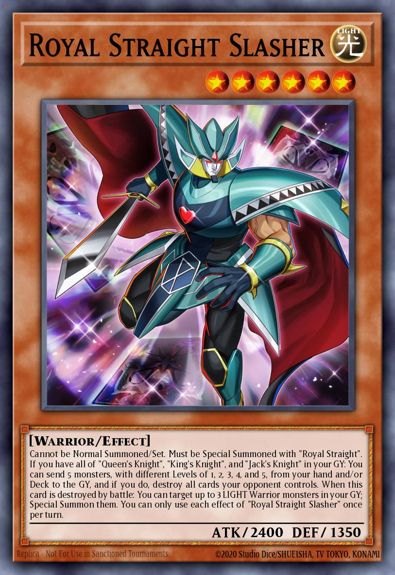 Royal Straight Slasher BLCR-EN001 – Battles of Legend: Crystal Revenge