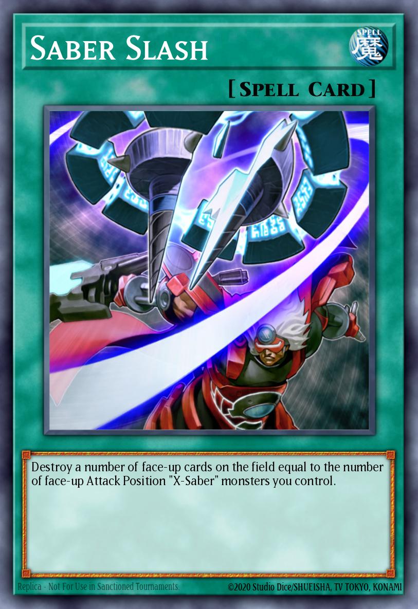 Saber Slash TU03-EN011 – Turbo Pack: Booster Three