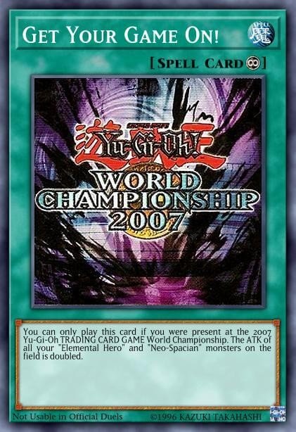 Get Your Game On! WCPS-EN700 – Yu-Gi-Oh! World Championship 2007 prize cards