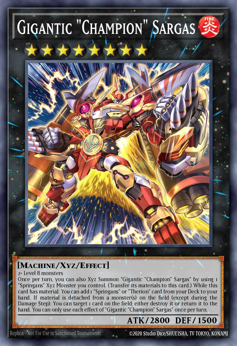 Gigantic "Champion" Sargas MP24-EN071 – 25th Anniversary Tin: Dueling Mirrors