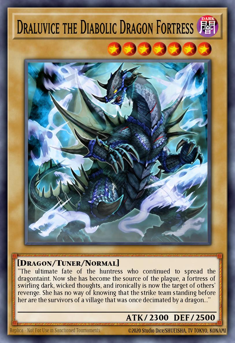Draluvice the Diabolic Dragon Fortress BLZD-EN097 – Blazing Dominion