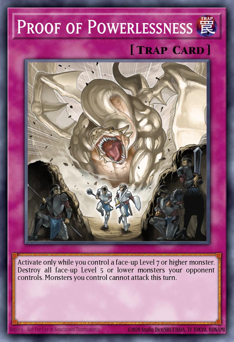 Proof of Powerlessness RGBT-EN076 – Raging Battle