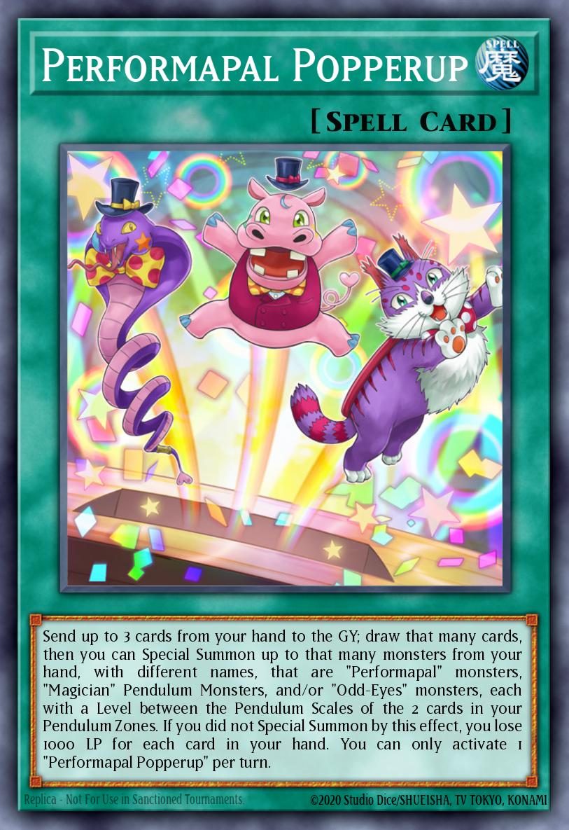 Performapal Popperup LED6-EN047 – Legendary Duelists: Magical Hero