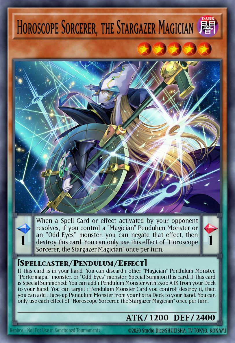 Horoscope Sorcerer, the Stargazer Magician MAMO-EN014 – Magnificent Monsters