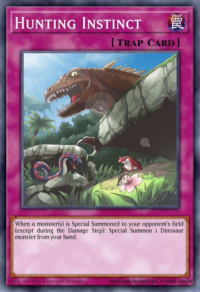 Hunting Instinct SD09-EN028 – Structure Deck: Dinosaur's Rage