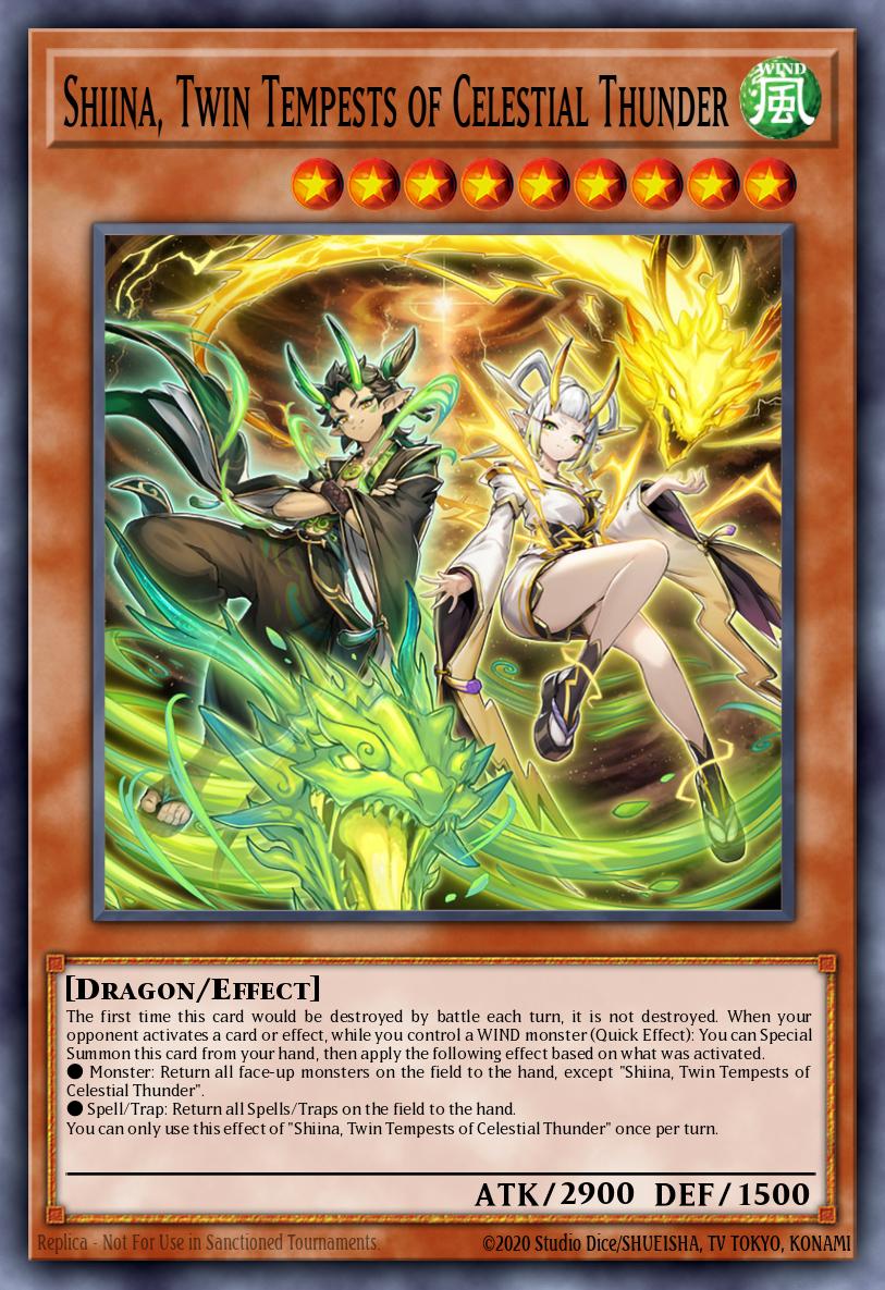 Shiina, Twin Tempests of Celestial Thunder BPRO-EN027 – Burst Protocol