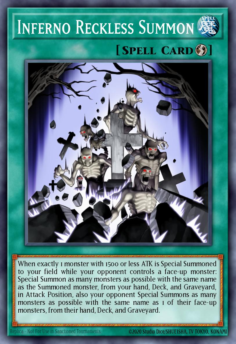 Inferno Reckless Summon SDMM-EN027 – Machina Mayhem Structure Deck