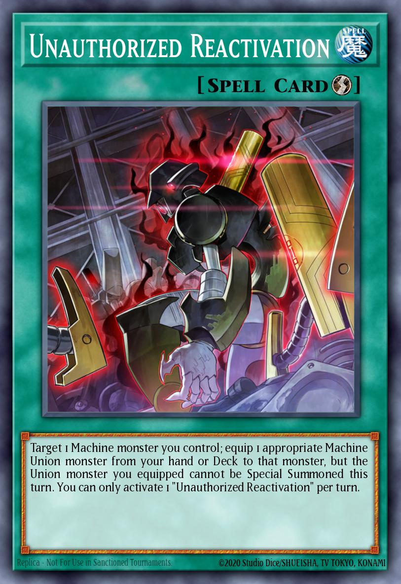 Unauthorized Reactivation SR10-EN041 – Structure Deck: Mechanized Madness