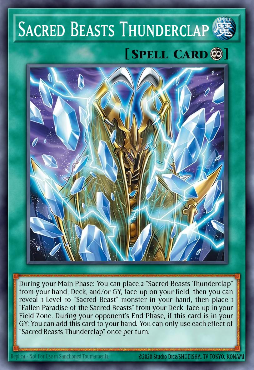 Sacred Beasts Thunderclap CORI-EN049 – Chaos Origins