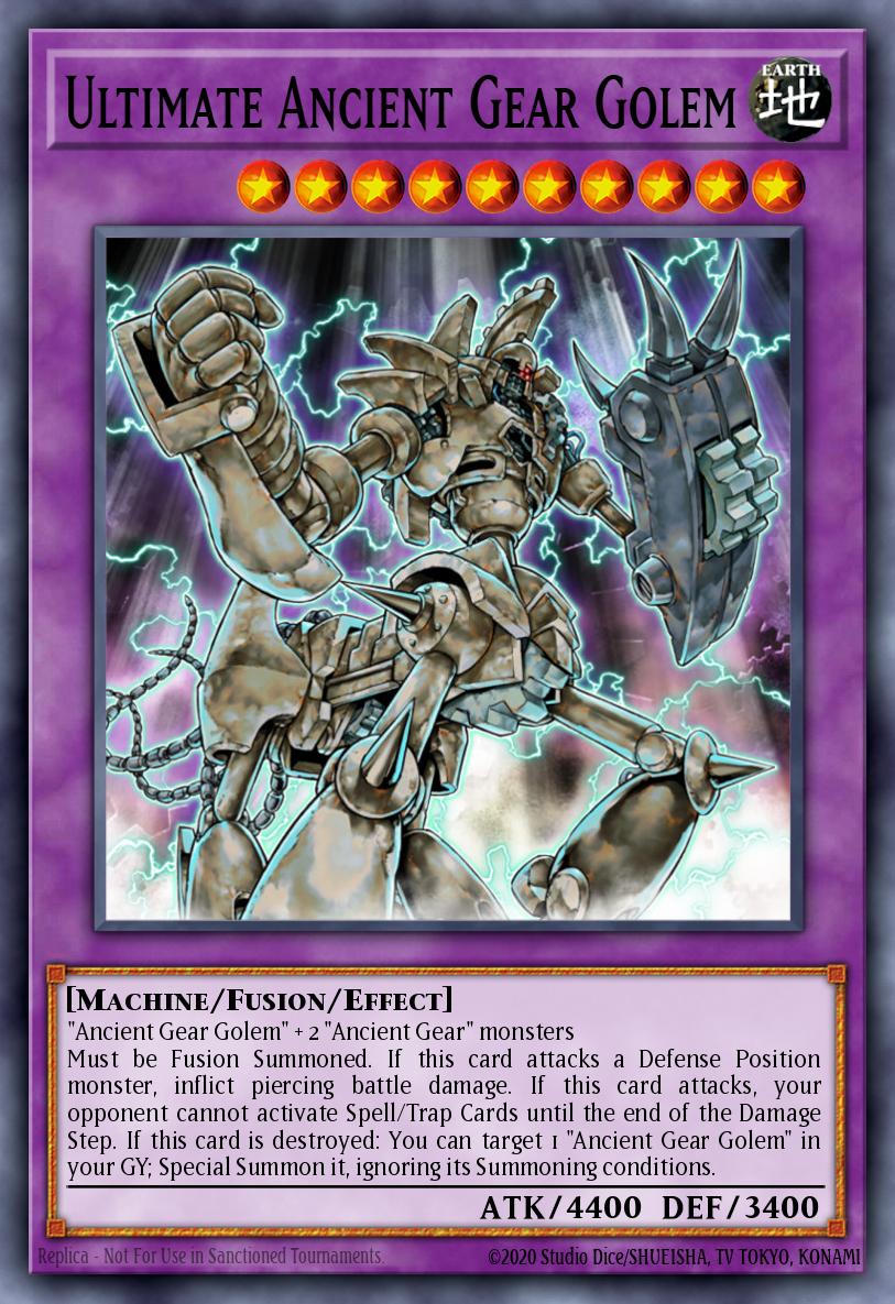 Ultimate Ancient Gear Golem LODT-EN043 – Light of Destruction