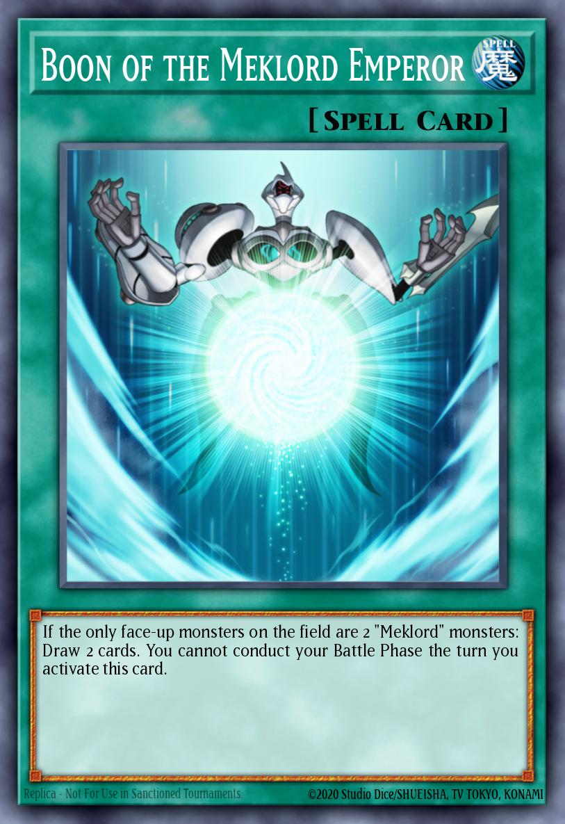 Boon of the Meklord Emperor EXVC-EN050 – Extreme Victory
