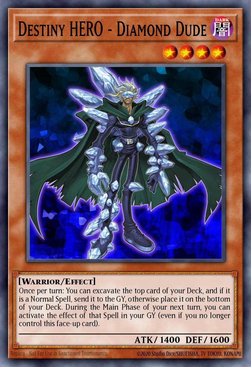 Destiny HERO - Diamond Dude LCGX-EN124 – Legendary Collection 2: The Duel Academy Years Mega Pack