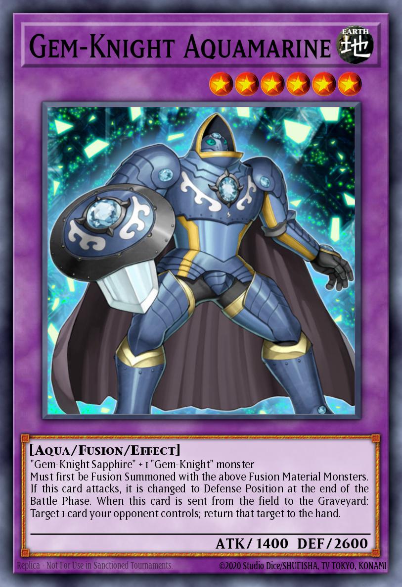 Gem-Knight Aquamarine DT05-EN035 – Duel Terminal 5a