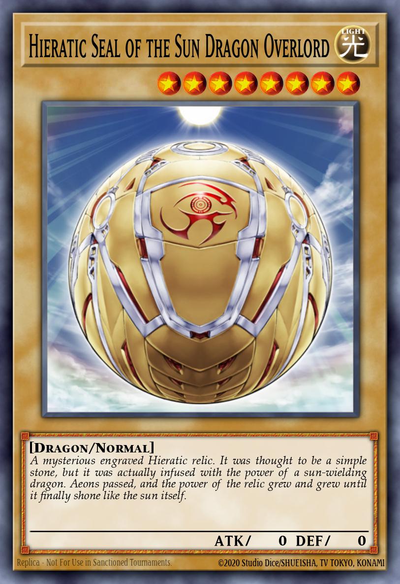 Hieratic Seal of the Sun Dragon Overlord OP16-PT031 – OTS Tournament Pack 16 (POR)