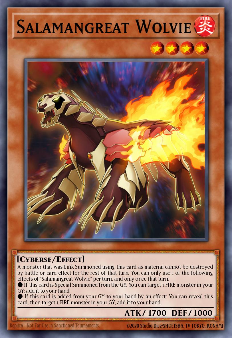 Salamangreat Wolvie SDSB-EN011 – Structure Deck: Soulburner