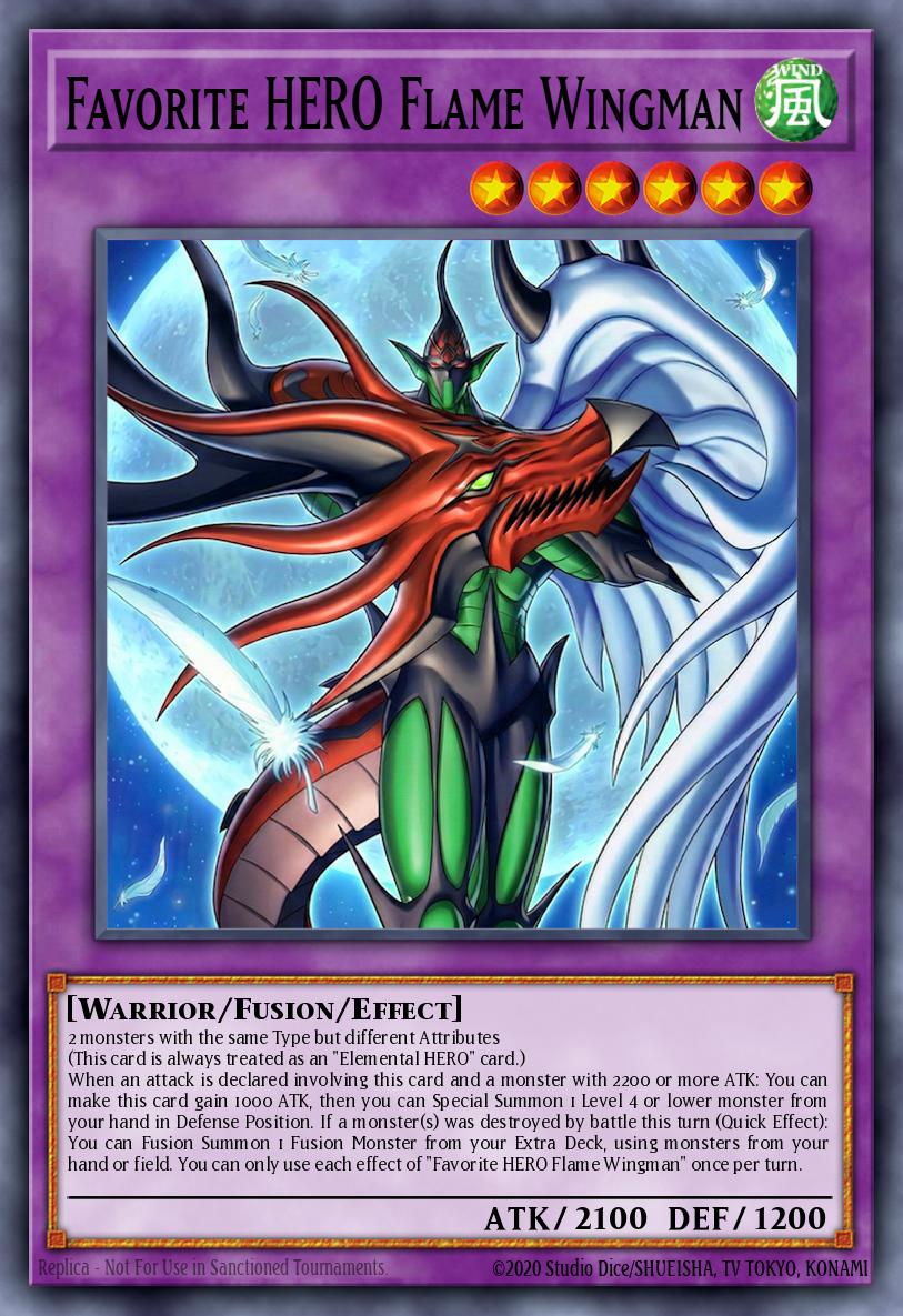 Favorite HERO Flame Wingman MAMO-EN005 – Magnificent Monsters