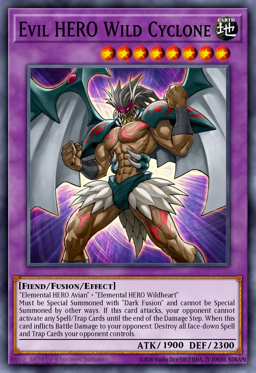 Evil HERO Wild Cyclone LCGX-EN070 – Legendary Collection 2: The Duel Academy Years Mega Pack