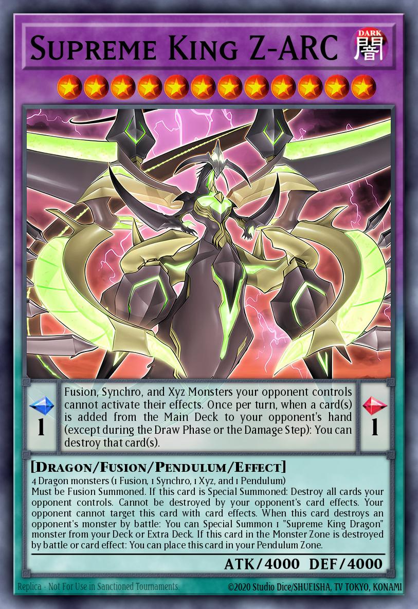 Supreme King Z-ARC BLGG-EN141 – Battles of Legend: Glorious Gallery