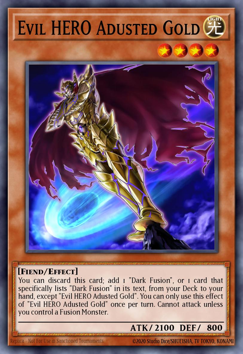 Evil HERO Adusted Gold BROL-EN068 – Brothers of Legend