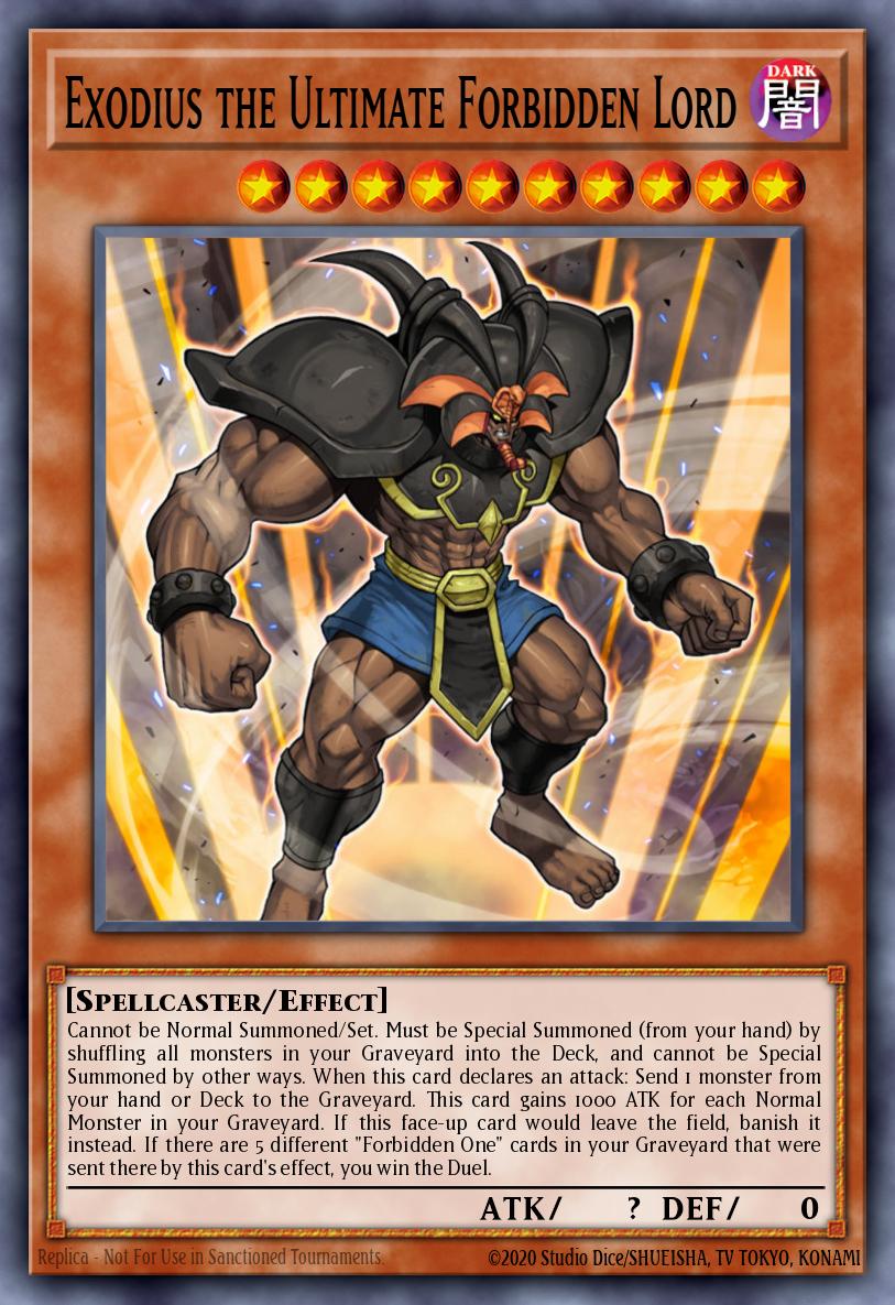 Exodius the Ultimate Forbidden Lord BP02-EN063 – Battle Pack 2: War of the Giants