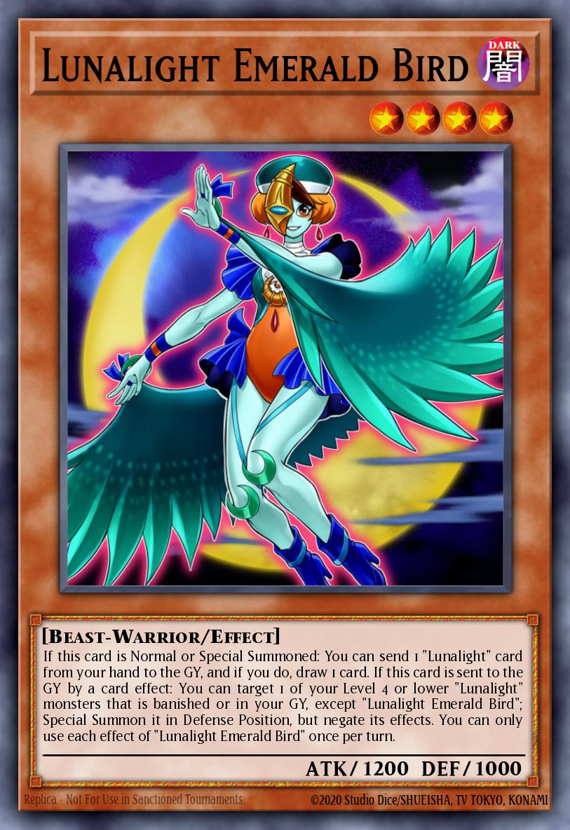 Lunalight Emerald Bird LAVD-ENL07 – Legendary Arc-V Decks