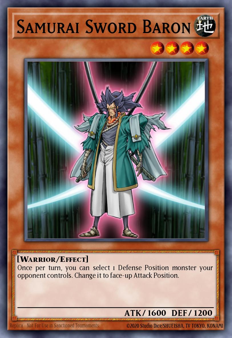 Samurai Sword Baron WC10-EN001 – Yu-Gi-Oh! 5D's World Championship 2010: Reverse of Arcadia promotional cards