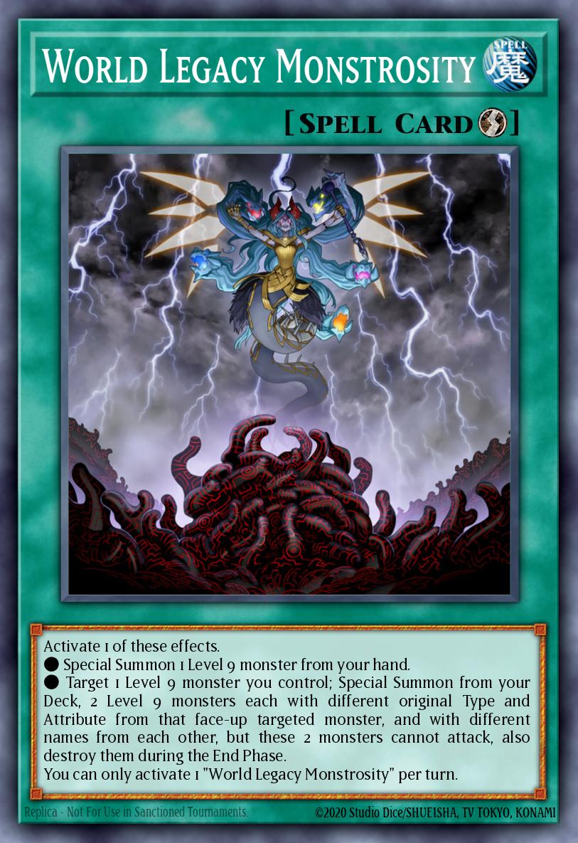 World Legacy Monstrosity MP20-EN076 – 2020 Tin of Lost Memories Mega Pack