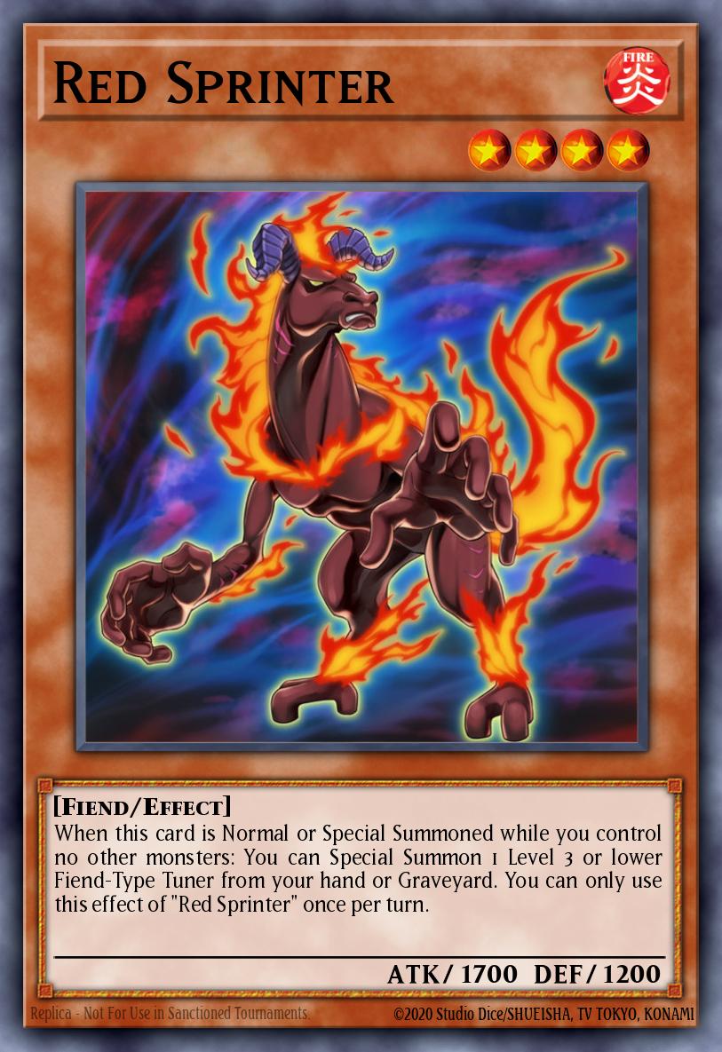 Red Sprinter SDCK-EN011 – Structure Deck: The Crimson King