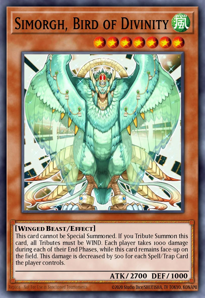 Simorgh, Bird of Divinity SD8-EN001 – Structure Deck: Lord of the Storm