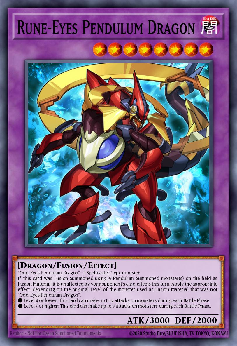 Rune-Eyes Pendulum Dragon SP15-EN032 – Star Pack ARC-V