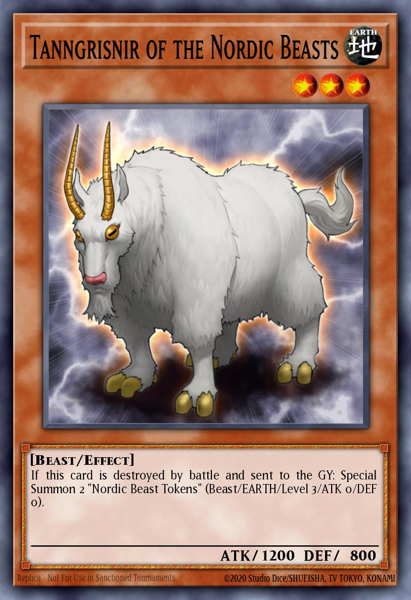 Tanngrisnir of the Nordic Beasts LEHD-ENB01 – Legendary Hero Decks