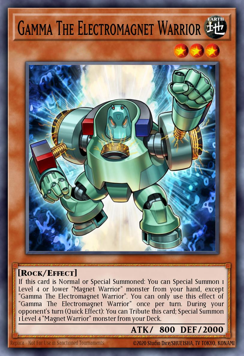 Gamma The Electromagnet Warrior MZMU-EN082 – Maze of Muertos