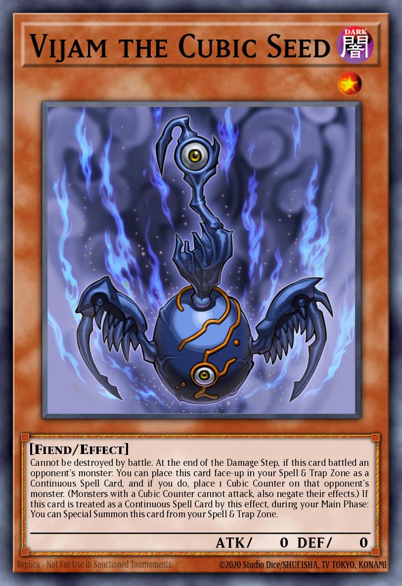 Vijam the Cubic Seed MVP1-ENS32 – Yu-Gi-Oh! The Dark Side of Dimensions Movie Pack Secret Edition