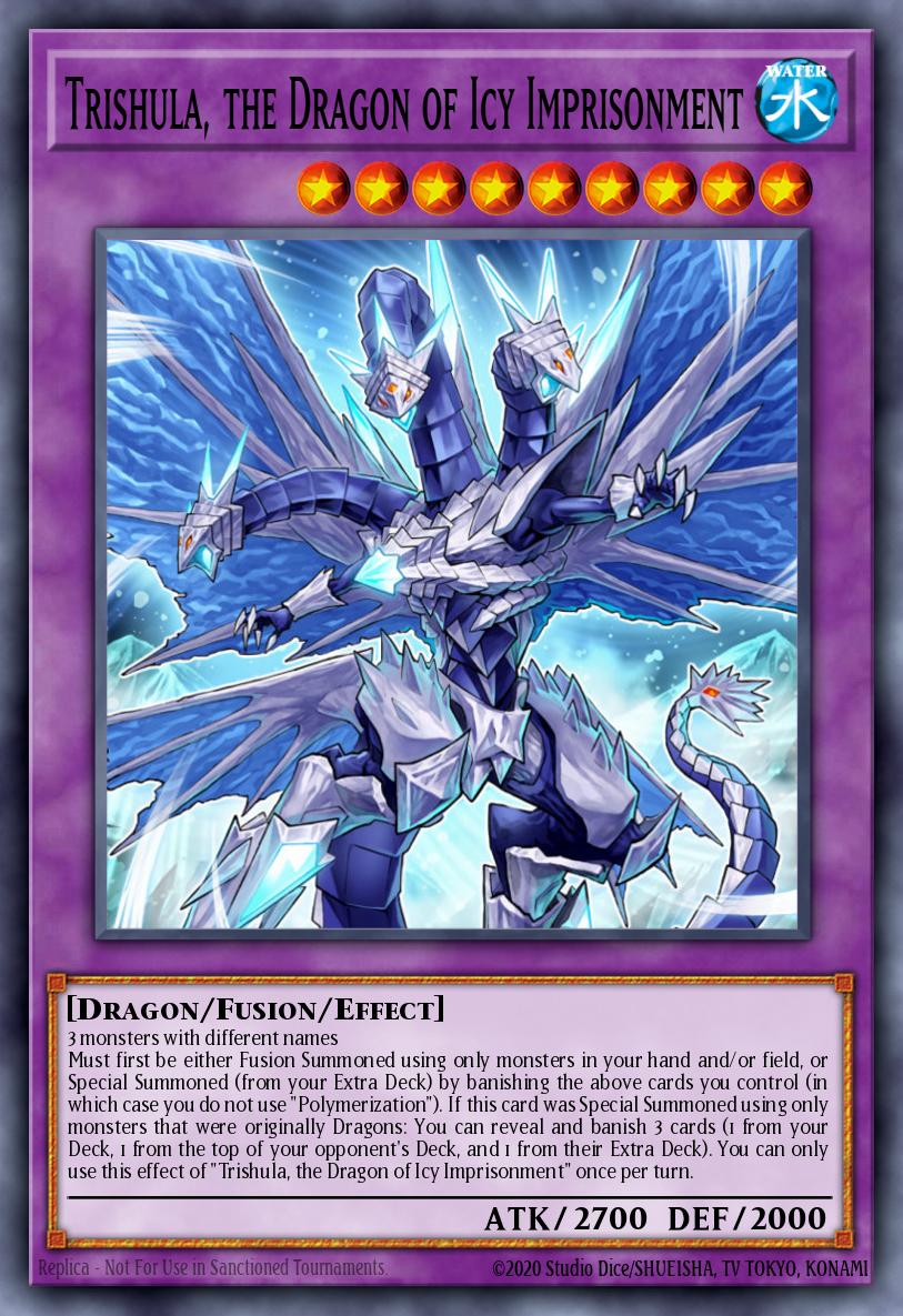 Trishula, the Dragon of Icy Imprisonment JUMP-EN088 – Weekly Shonen Jump December 2018 membership promotional cards
