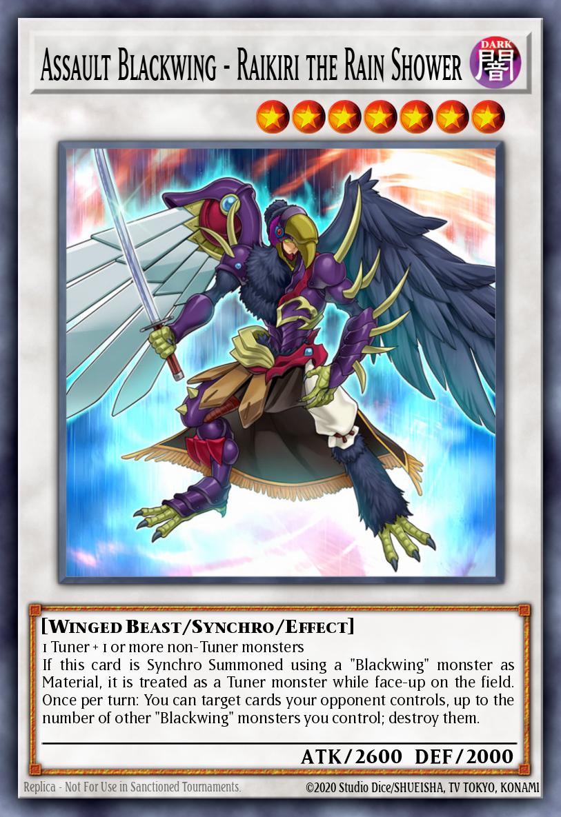 Assault Blackwing - Raikiri the Rain Shower DOCS-EN047 – Dimension of Chaos