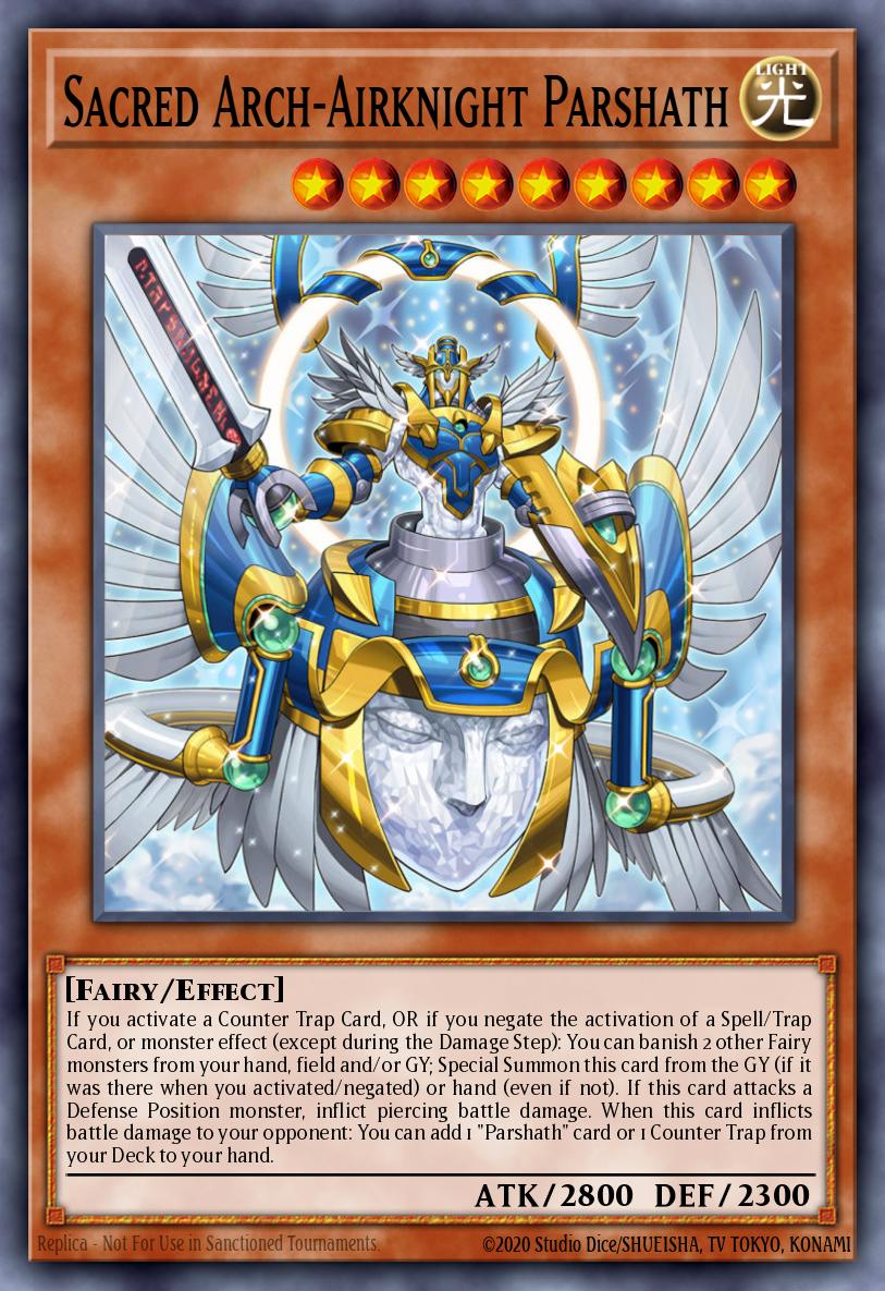 Sacred Arch-Airknight Parshath SR05-EN001 – Structure Deck: Wave of Light