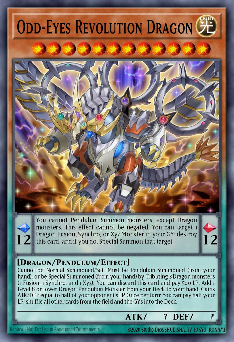 Odd-Eyes Revolution Dragon LAVD-ENO12 – Legendary Arc-V Decks