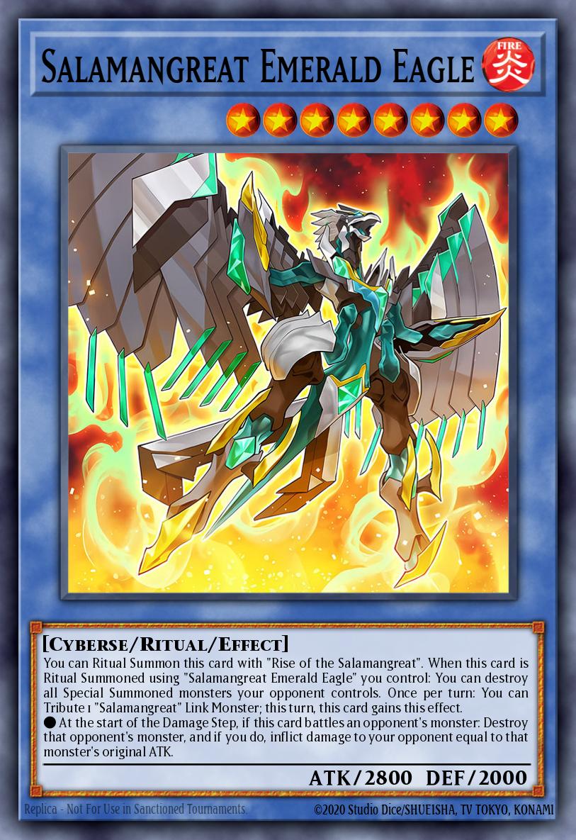Salamangreat Emerald Eagle MP19-EN179 – 2019 Gold Sarcophagus Tin Mega Pack