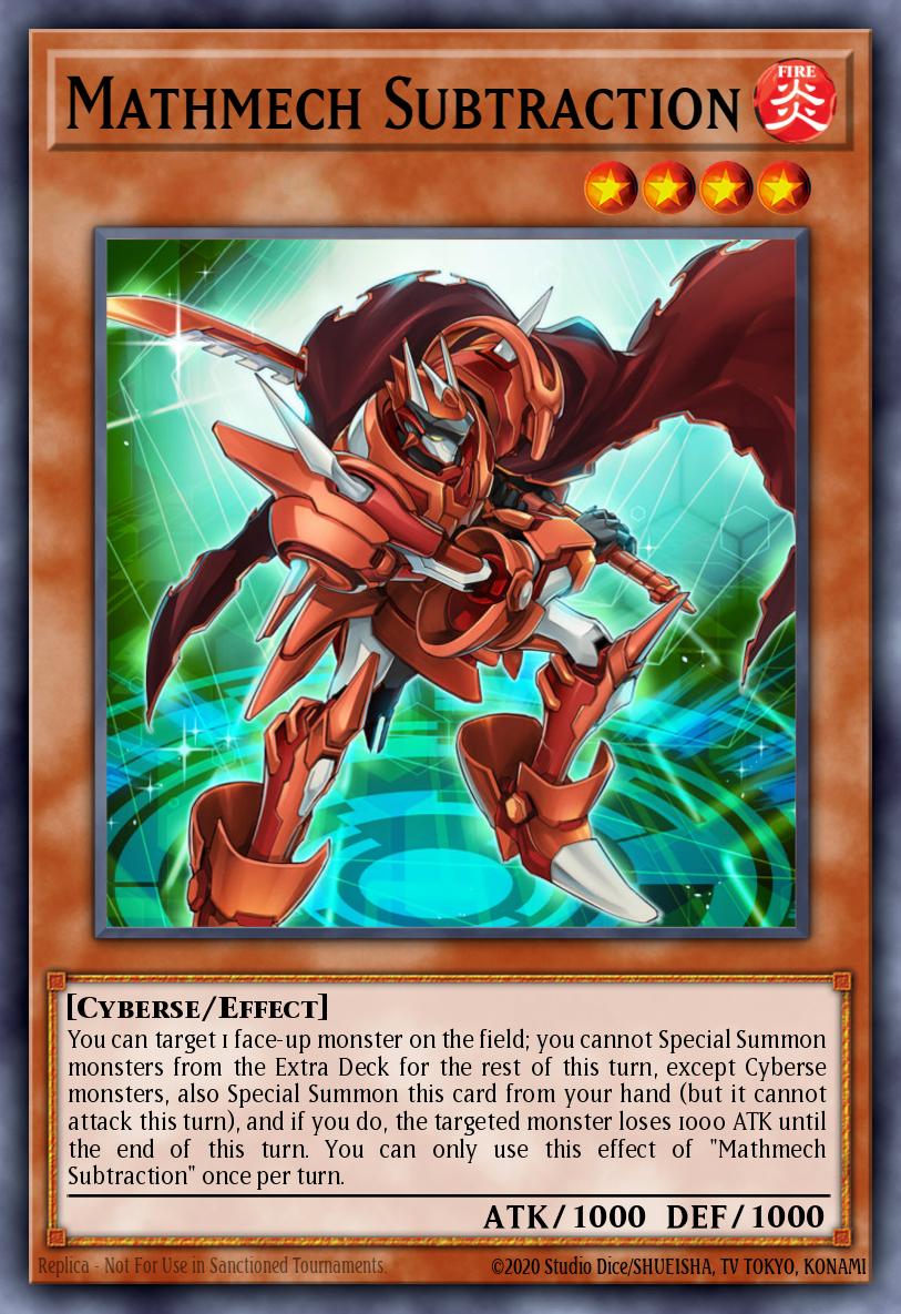 Mathmech Subtraction MYFI-EN004 – Mystic Fighters