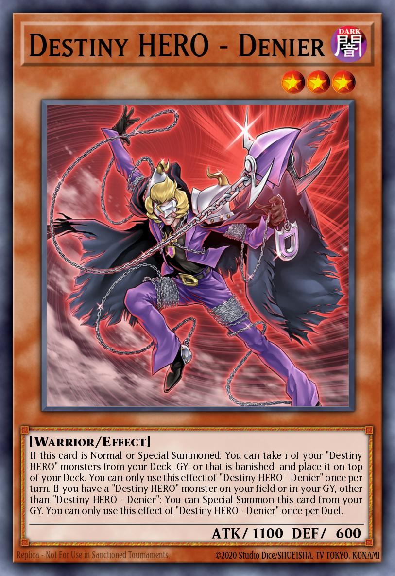 Destiny HERO - Denier MP22-EN199 – 2022 Tin of the Pharaoh's Gods